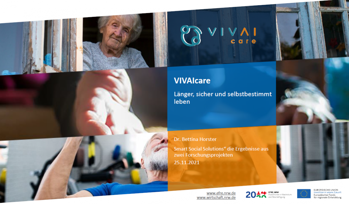 VIVAIcare Länger, sicher und selbstbestimmt leben Länger, sicher und selbstbestimmt leben