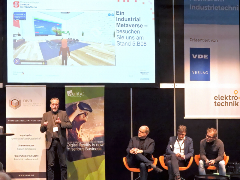 Präsentation Elektrotechnik 2023 – Industrial Metaversum Präsentation Elektrotechnik 2023 - Industrial Metaversum